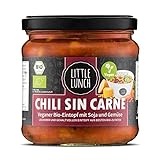 Little Lunch Bio Eintopf Chili Sin Carne | 350ml | 100% Bio-Qualität | Vegan |...