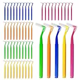 SKHAOVS 50 Stück Interdentalbürsten, Zahnpflege zwischen Zähnen und...