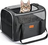 Morpilot Katzentransportbox für Katzen und Welpen bis 5kg, Katzenbox...