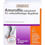 Amorolfin-ratiopharm Nagellack bei Nagelpilz, 3 ml Wirkstoffhaltiger Nagellack
