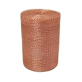 YAGJIA Kupfernetz 12.7cm x 10m, Schneckenzaun Kupfer, Kupferband Gegen...
