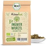 Ingwerwurzel Tee BIO (500g) | Ingwertee | Bio-Ingwer getrocknet geschnitten vom...