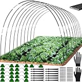 Folientunnel für Hochbeet,Pflanztunnel Bögen für Hochbeet,50 PCS Tunnelbögen...