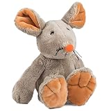 Schaffer Knuddel mich! Schaffer 4751 Plüsch Maus Eddi, 22 cm, Grau