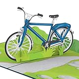 papercrush® Pop Up Karte Fahrrad - 3D Geburtstagskarte für Mann, Freund und...
