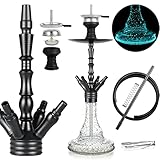 REANICE 24' Hookah Shisha Set Wasserpfeife Komplettset mit 1 Anschlüssen...