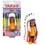 Bullyland 43364 - Spielfigur Indianer Yakari mit abnehmbaren Federschmuck, ca....