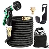 ZAselect Dehnbarer Gartenschlauch, flexibler Wasserschlauch mit extra starkem...