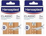 Hansaplast Classic Pflaster (2 m x 6 cm), zuschneidbare Wundpflaster mit extra...