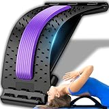 Retoo Rückenstrecker Rückenmassagegerät Rückendehner für Unter und Ober...