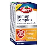 Abtei Immun Komplex - Nährstoff-Komplex mit 22 Vitaminen & Mineralstoffen -...