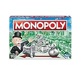 Monopoly -Brettspiel für 2 bis 6 Spieler, Kinder; klassisch; 8+; Sprache...