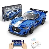 CaDA Ferngesteuertes Auto Klemmbausteine Dual Control 325Pcs Blue Knight C51077W...