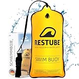 Restube Schwimmboje Classic - Aufblasbare 12.5 kg Schwimmhilfe für Freiwasser,...