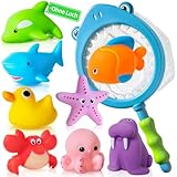 Ohne Loch - Badespielzeug Baby ab 1 2 3 4 Jahr, Wasserspielzeug Kinder...