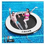AWSUM Groß Schwimminsel Boot Dock Aufblasbar Bade Insel Schwimmplattform...