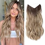 Ms Taj Invisible Secret Wire Extensions 50cm,mit Einstellbarer Größe Ombre...