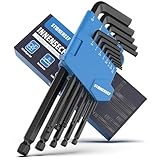 Innensechskantschlüssel Set 13tlg. [inkl. Kugelkopf] - 1,27-10mm,...