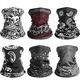 Awumbuk Halstuch für Herren & Damen 6 Stück, Multifunktionstuch Unisex...