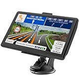 Jimwey Navigationsgerät für Auto 2024 LKW Navi 7 Zoll GPS Navigation für Auto...