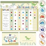 khlerox Belohnungstafel Kinder magnetisch 26 Seiten, 1680 Sterne und 84...