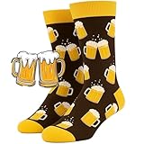 Scinzene Bier Kostüm Socken, Bier Geschenke für Männer, Karneval Kostüm...