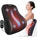 Massagegerät rücken mit Wärme & Vibration, Rückenmassagegerät für...