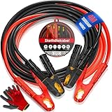 MASKO® Starthilfekabel Überbrückungskabel für Benzin- und Dieselmotoren,...