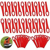 120 Stück Rasentrimmer-Klingen,Ersatzmesser-Set,Rasentrimmerersatz,Ersatzmesser...