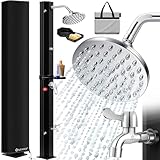 KESSER® Solardusche 40 Liter Solar Gartendusche inkl. Metall-Duschablage &...