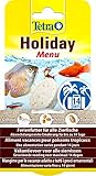 Tetra Holiday Menu - Ferienfutter für Zierfische, Gelfutterblock mit Krill,...