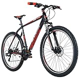 KS Cycling Mountainbike Hardtail 27,5'' Morzine schwarz-rot 53 cm