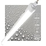 Proventa LED Feuchtraumleuchte 120cm, 36W, 4320lm, 4000K Neutralweiß, IP65,...