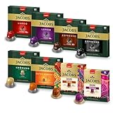 Jacobs Kaffeekapseln Vielfaltsbox, 8 Sorten, 6 x 20 + 2 x 18 Getränke,...