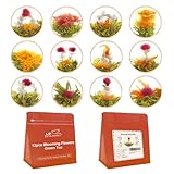 LWXLJMJZC – 12 Stück einzeln verpackter blühender Tee Blooming Tea,...