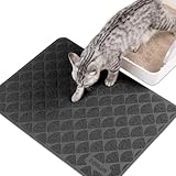 Conlun Katzenklo Matte Katzenstreu Matte, 61 x 43 cm Premium PVC Katzenmatte...