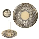 Räucherstäbchen Halter, Messing Lotus Für Yoga Teehaus, Ash Catcher,...