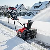HECHT Elektro Schneefräse – leistungsstarke 2000 Watt – 51 cm Arbeitsbreite...