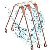 3x Ayurveda Zungenreiniger aus 100% Kupfer - Zungenschaber aus Indien