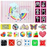 SPERMUOY Knobelspiele Set,24 Stück Puzzle Geduldspiele Set 3D Brainteaser...