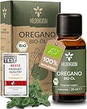 Heldengrün® BIO Oregano Öl [HOCHDOSIERT] mit +82% Carvacrol - Zertifiziertes...