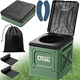 ITMNMNL Campingtoilette,Camping Toiletten,25L Mobile Toilette max 150 kg...