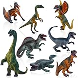 JWTRSVTY 8Pcs Dinosaurier Spielzeug Set, Dinosaurier Figuren Kinder, Dinosaurier...