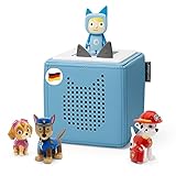 tonies Toniebox Extrapack – Toniebox Starterset Blau + 3 Hörfiguren, Toniebox...