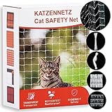 YIBINKI Katzennetz für Balkon,Transparent Netz,Hochfest,Katzenschutznetz für...