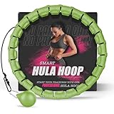 Active 100 Gewichteter Hula Hoop, Infinity Smart Hula Hoops mit 16 Knoten, 360...