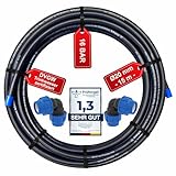 SmartProduct PE Rohr 20 mm x 15 Meter PN16 PE-HD Verlegerohr, DVGW Trinkwasser,...