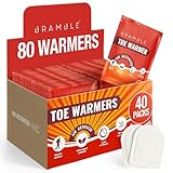 BRAMBLE 80 Fußwärmer Pads für Schuhe (40 Paar Zehenwärmer) - Fusswärmer...