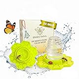 Insectana® Bienentränke, 2er Set Blau oder Gelb, Imker Zubehör,...