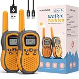 FOREDOM Wiederaufladbare Walkie Talkies für Kinder Walkie Talkies Funkgeräte...
